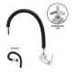 Torneira Bica Movel Para Pia De Cozinha Mesa Fit Preta C55 1/4 Dn15 1169 Bognar