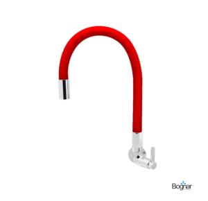 Torneira Bica Móvel Cozinha Parede Fit Color Vemelha C55 1/4 Dn15-20 1168 Bognar