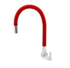 Torneira Bica Móvel Pia Parede Fit Color Vermelha C29 1/4 Dn15-20 1168 Bognar