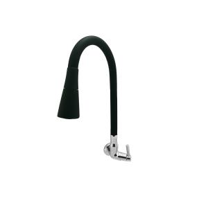 Torneira Bica Movel  De Cozinha Para Parede Conic Preta C29 1/2-3/4-1/4 Dn15-20 Bognar