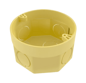Caixa Octogonal 3x3 c/ Anel Deslizante Amarelo - Tigre