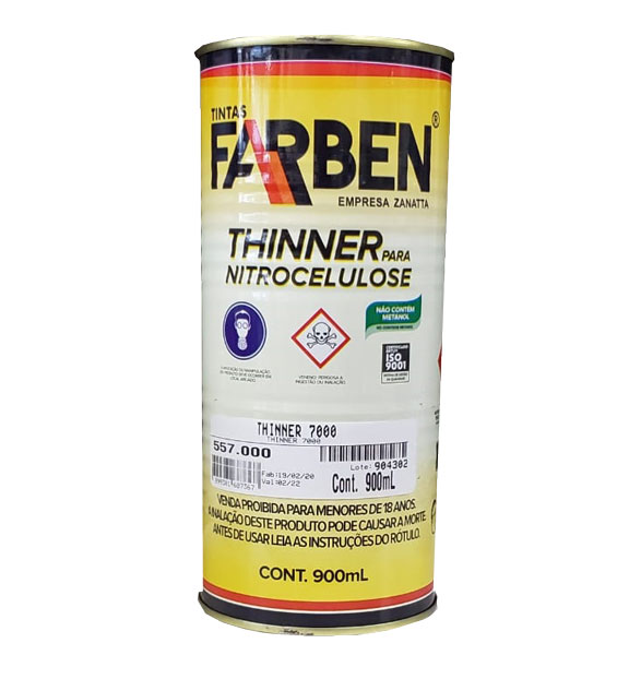 THINNER ACABAMENTO 7000 900 ML FARBEN