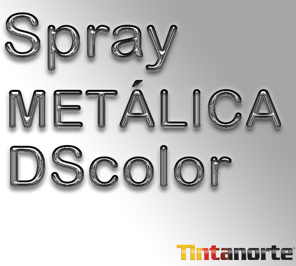 Tinta Spray Metálico Externo/Interno 400ml Dscolor
